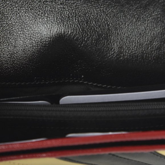 GUCCI GG Marmont Continental Wallet with Red Trim new in box - Picture 7 of 9